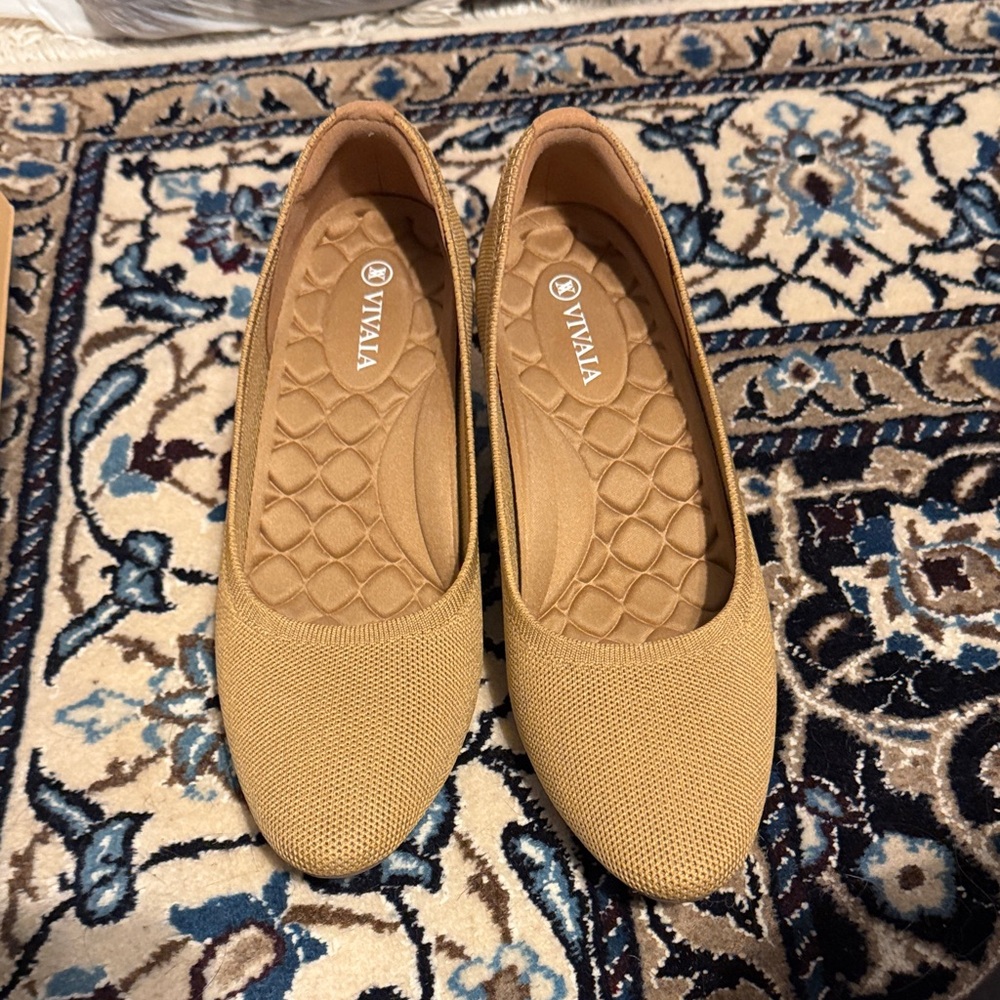 VIVAIA Women's Brown Wedge Heels